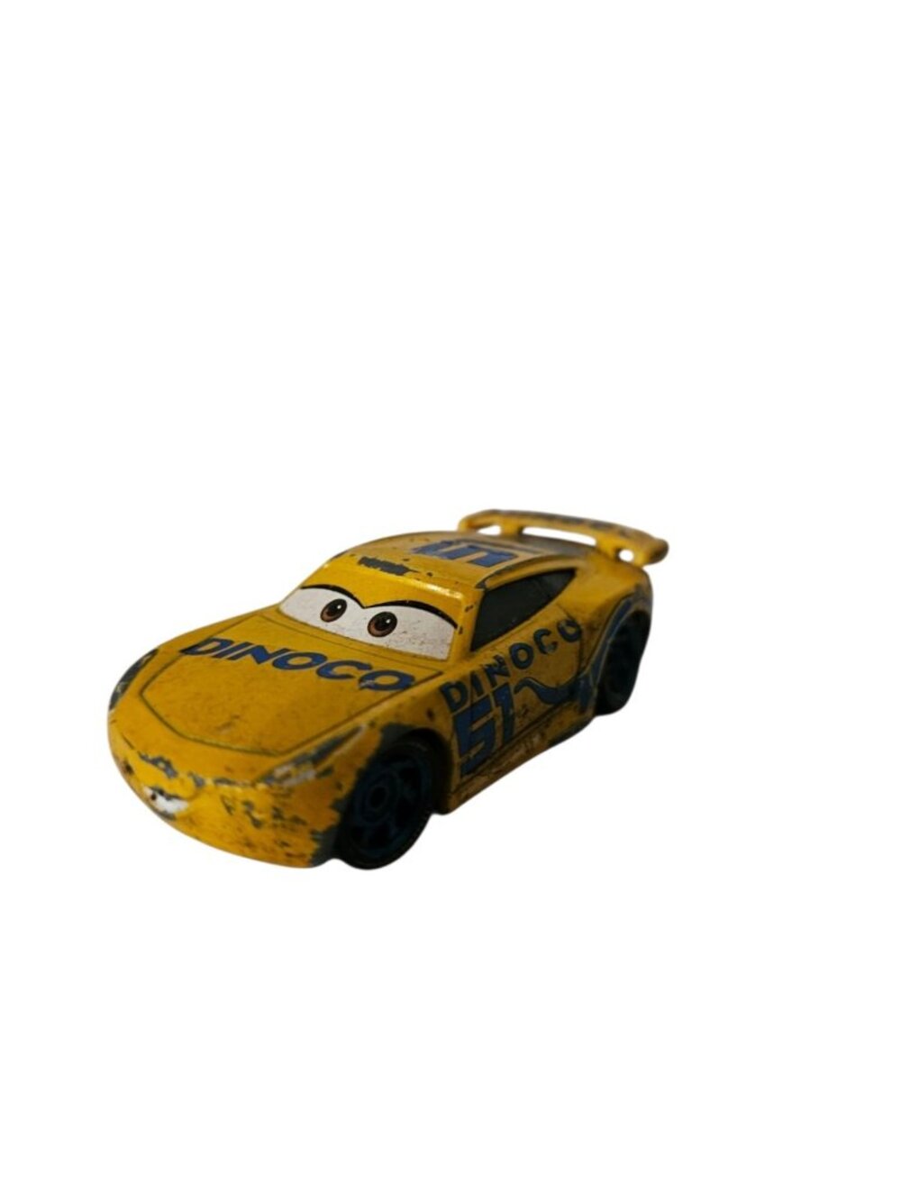 Disney’s Pixar Cars Three #51  Cruz Ramirez Yellow Die Cast With Dinoco Logo